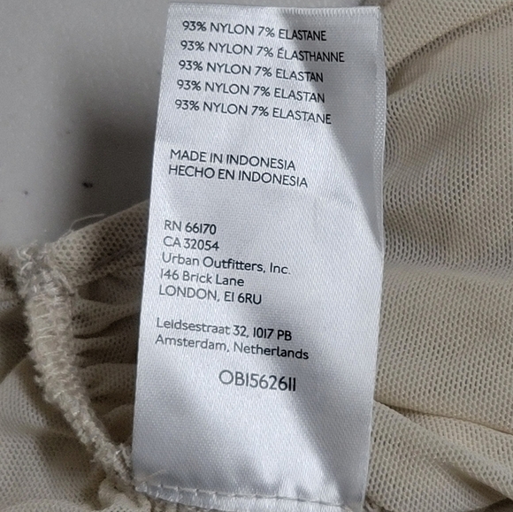 Urban Outfitters Beige Lace-Up Crop Top - Picture 11 of 11